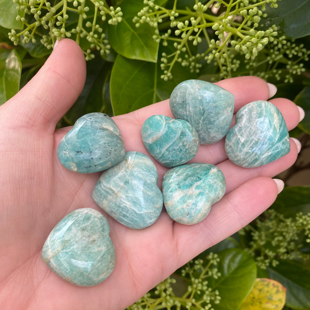 Amazonite Heart