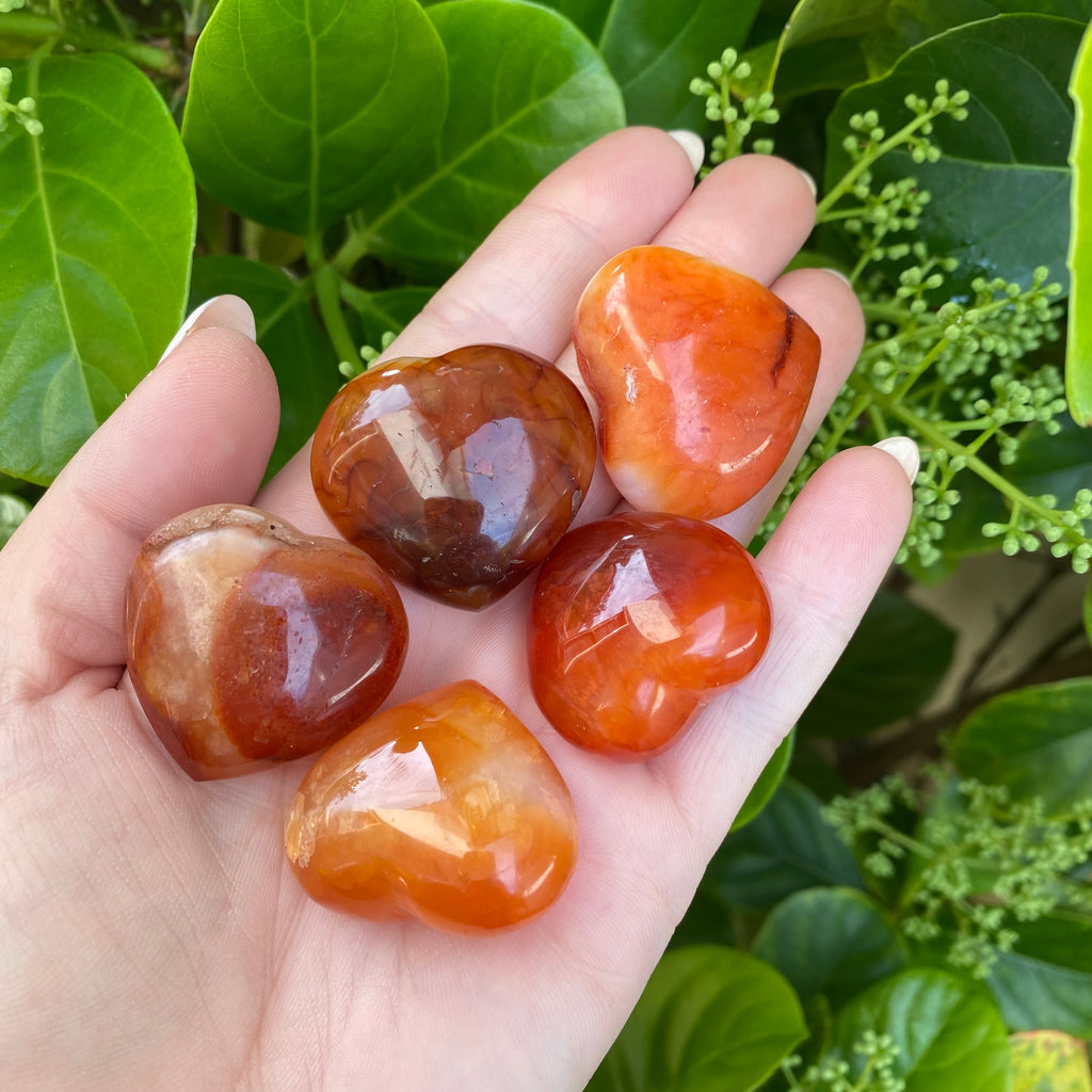 Carnelian Heart 3-4cm