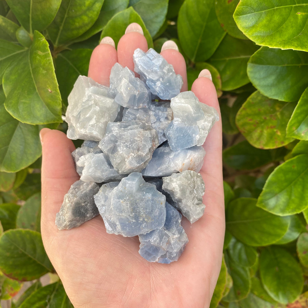 Raw Blue Calcite Chunks