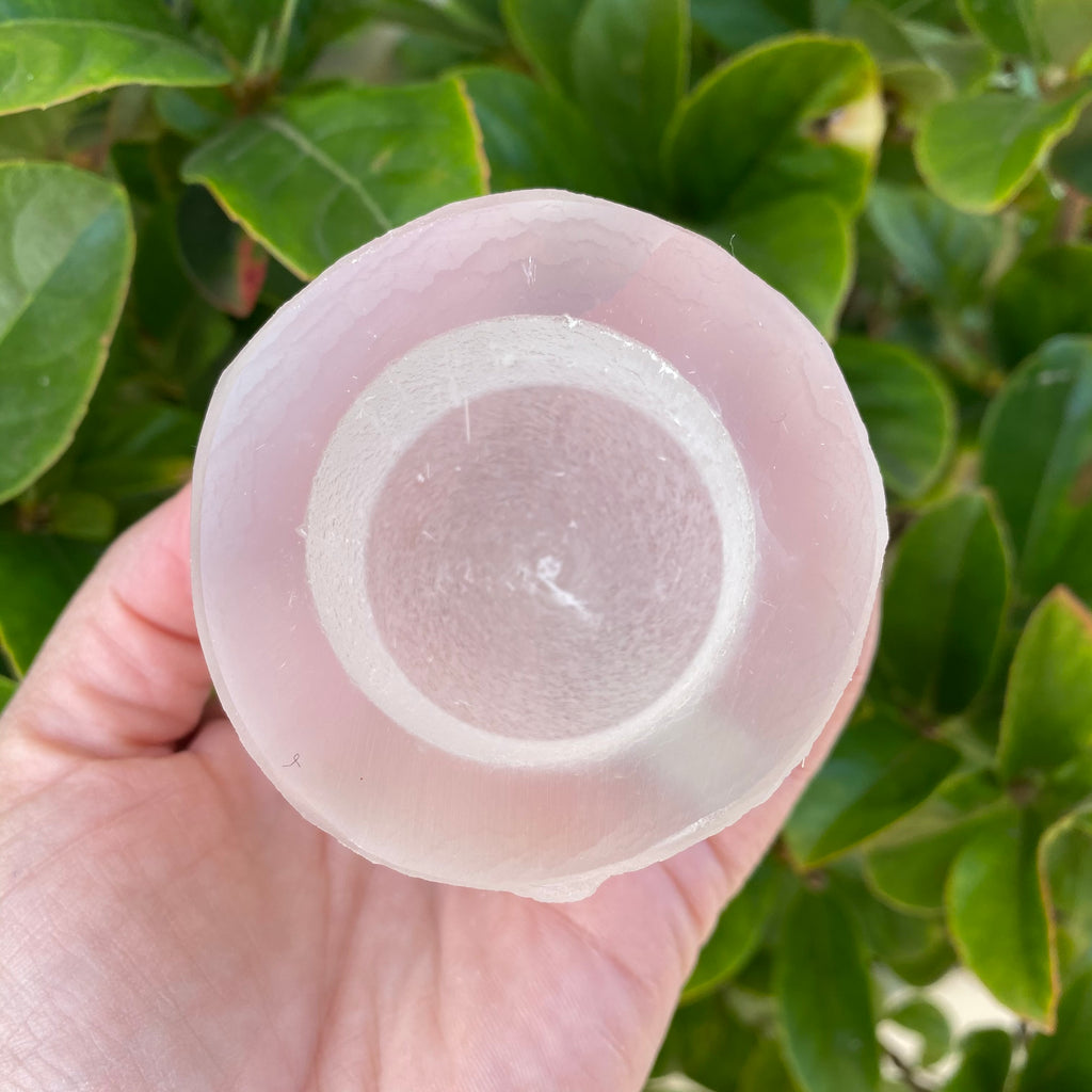 Selenite Candle Holder