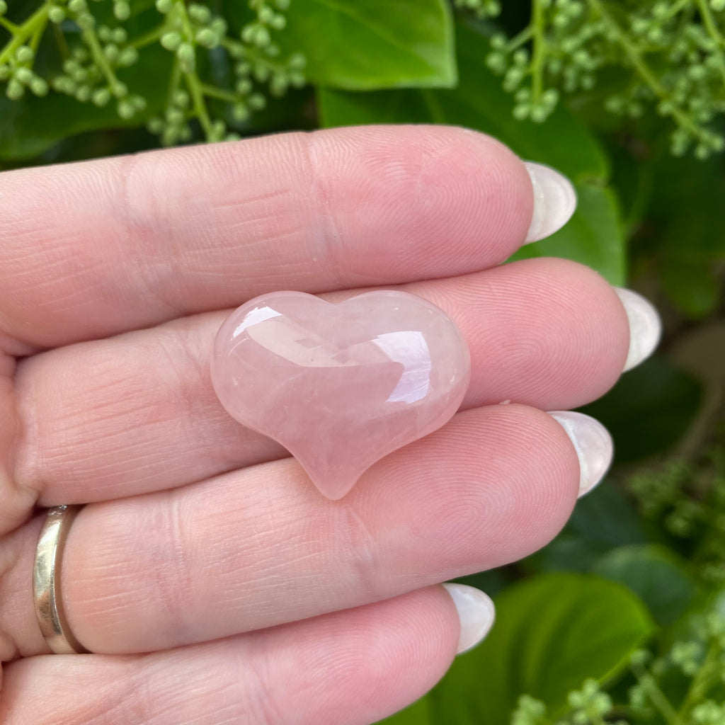 Mini Heart - Rose Quartz