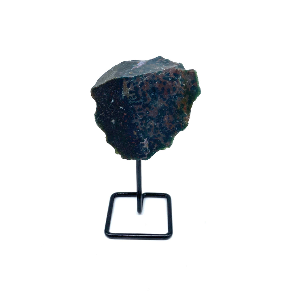 Bloodstone on Metal Base