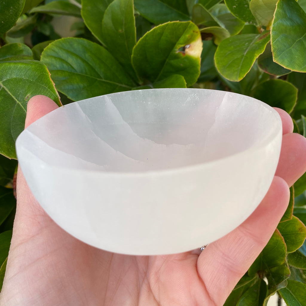 Selenite Round Bowl