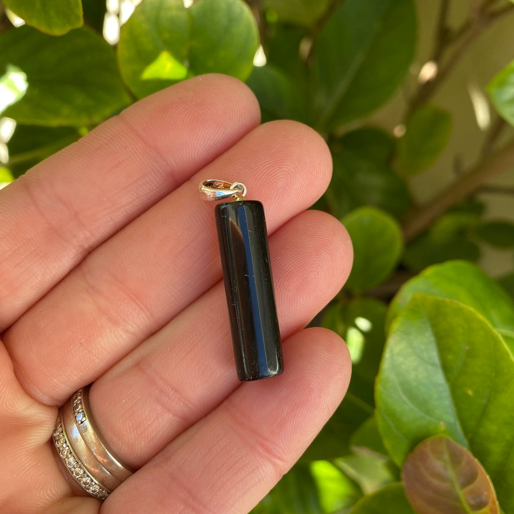 Wand Pendant - Obsidian