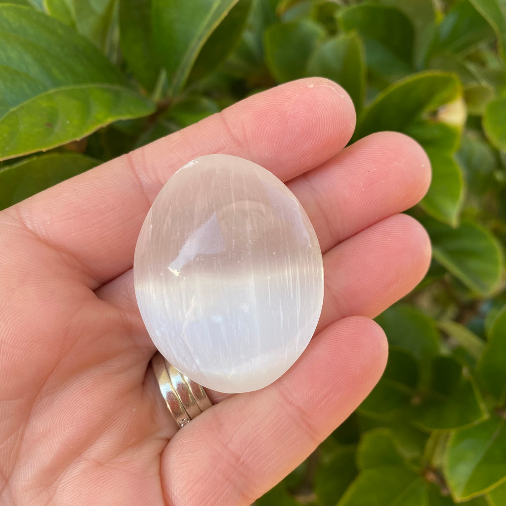 Selenite Smooth Stone