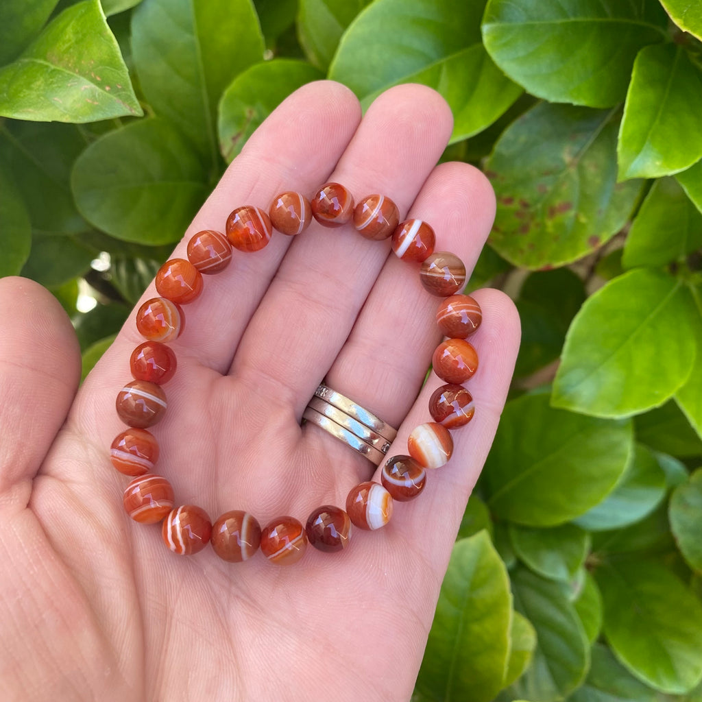 Round Bracelet - Carnelian