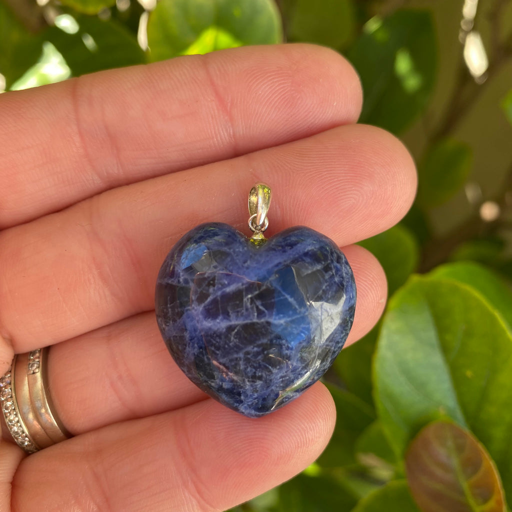 Heart Pendants - Sodalite