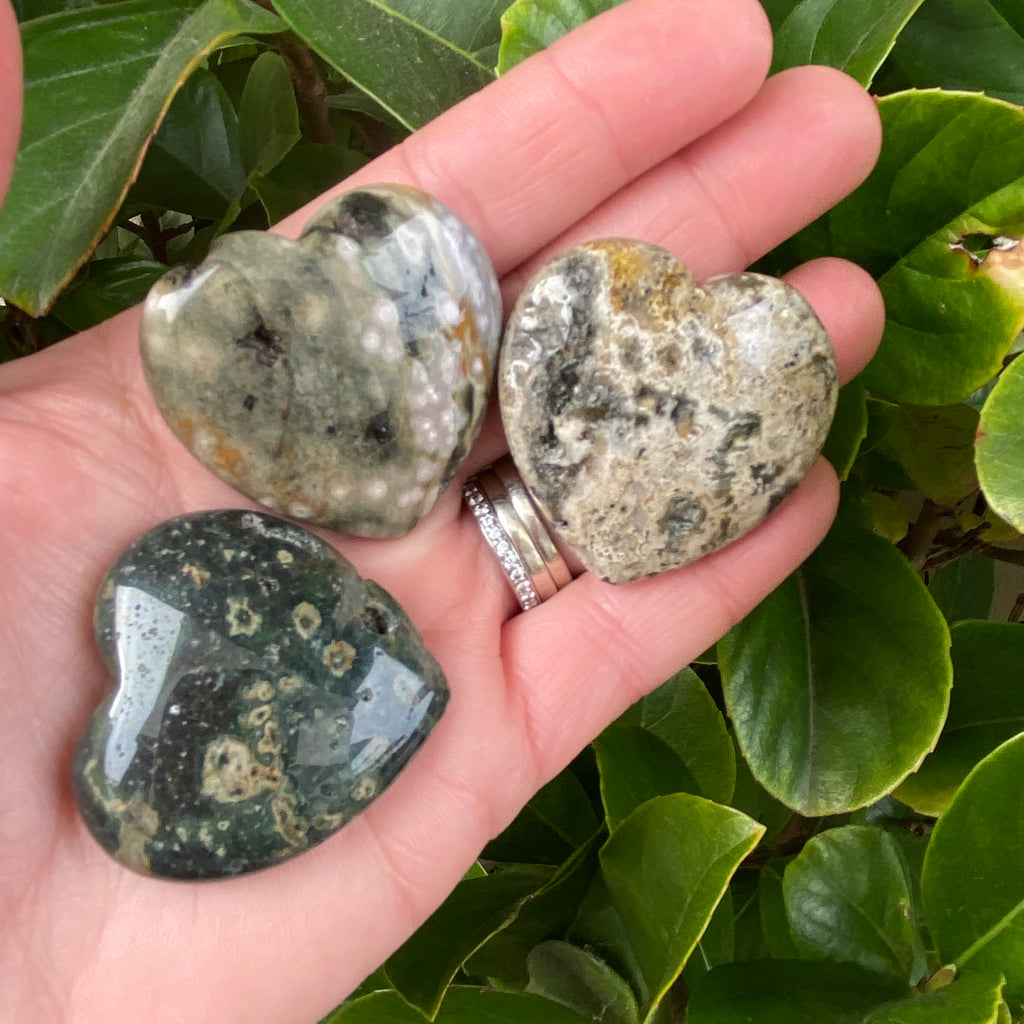 Ocean Jasper Heart