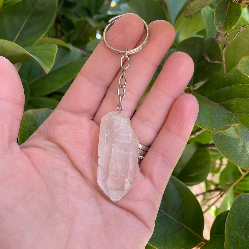 QUARTZ POINT KEYCHAIN