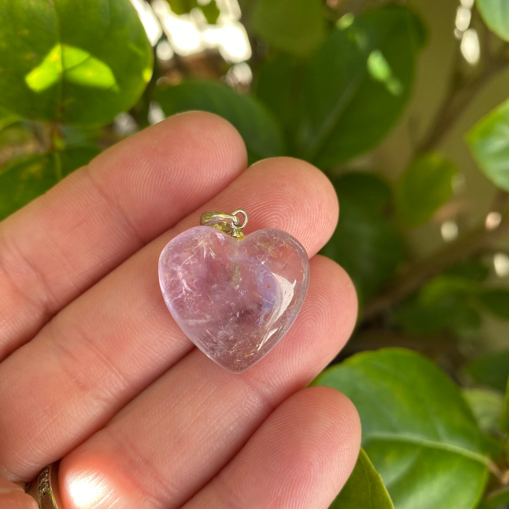 Heart Pendants - Amethyst