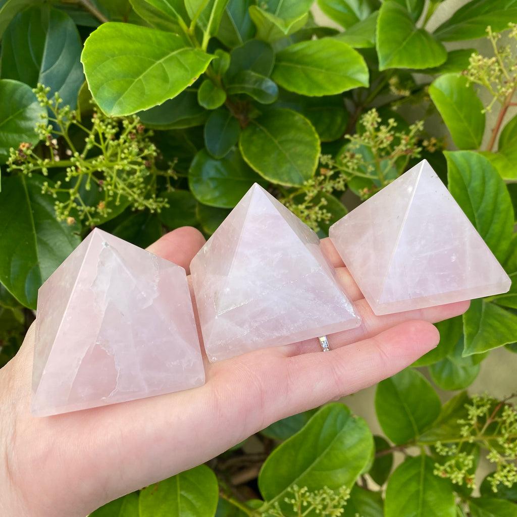 Rose Quartz Pyramid