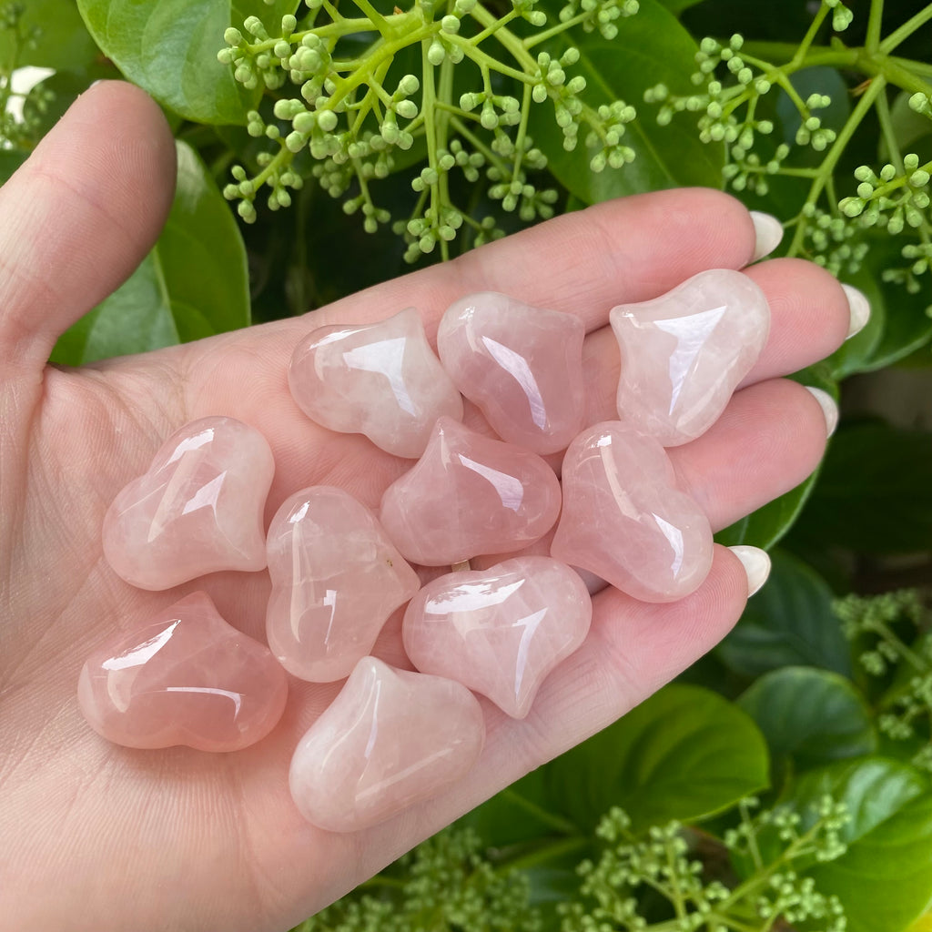 Mini Heart - Rose Quartz