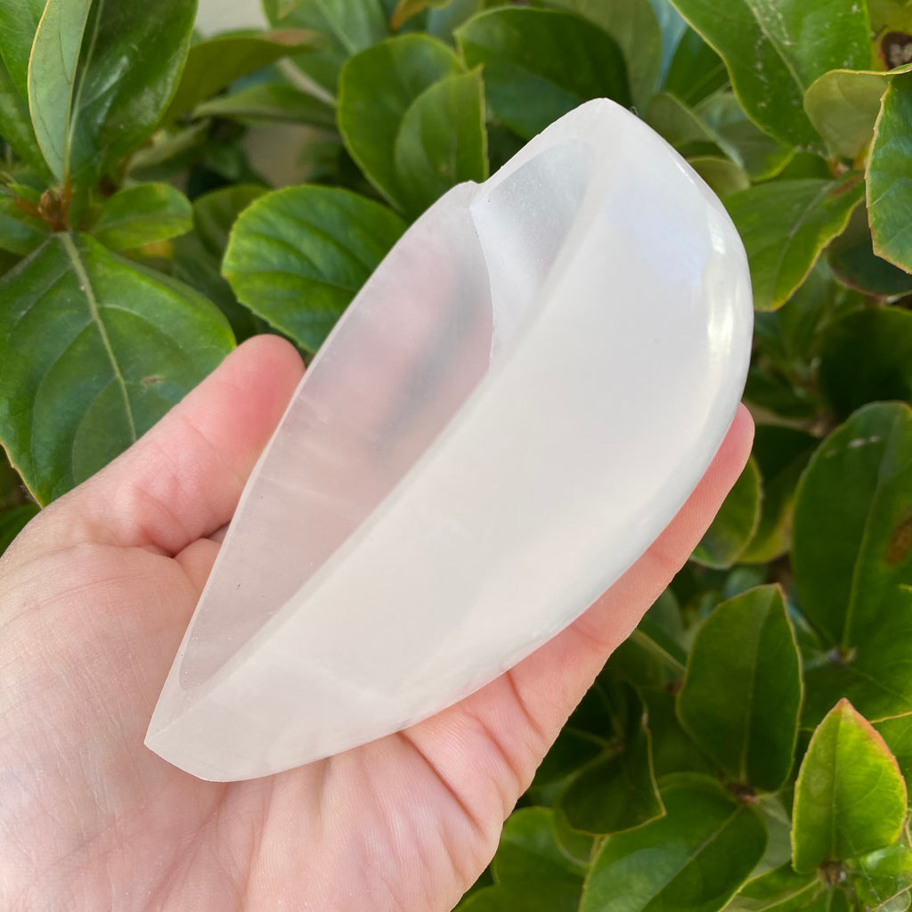 Selenite Heart Bowl