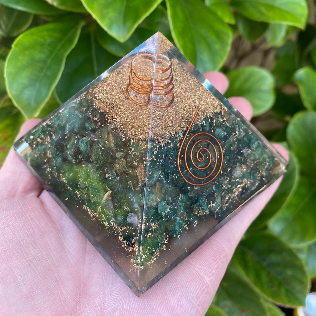 Orgonite Aventurine Pyramid