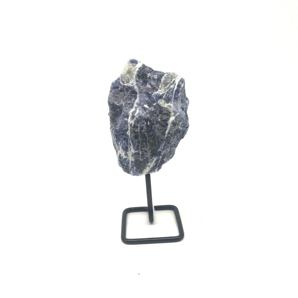 Sodalite on Metal Base