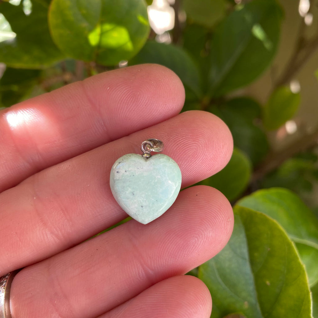 Heart Pendants - Chrysoprase