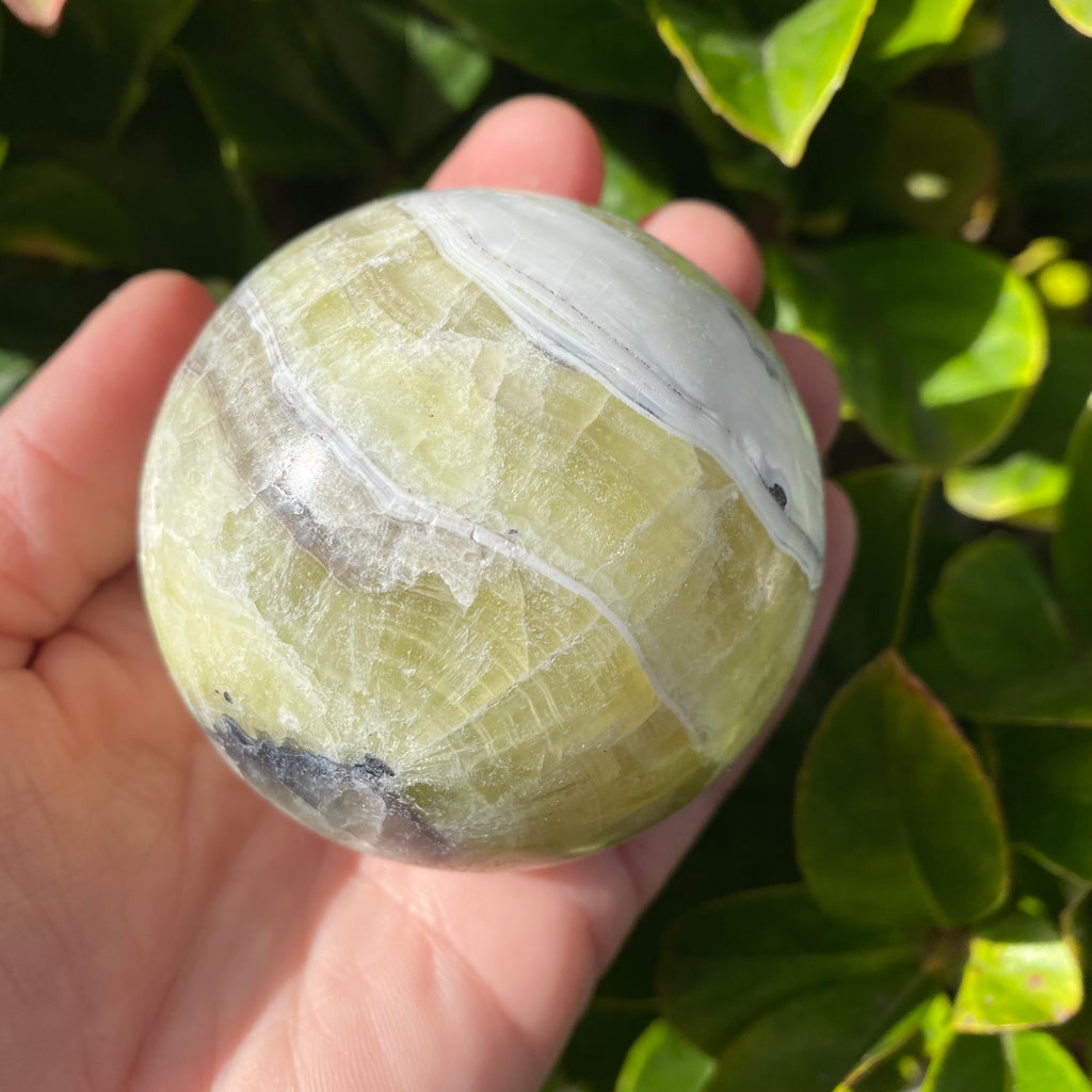 Lemon Calcite Sphere