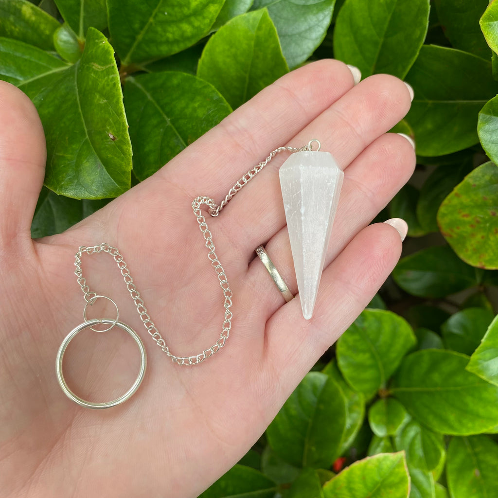 Selenite Pendulum