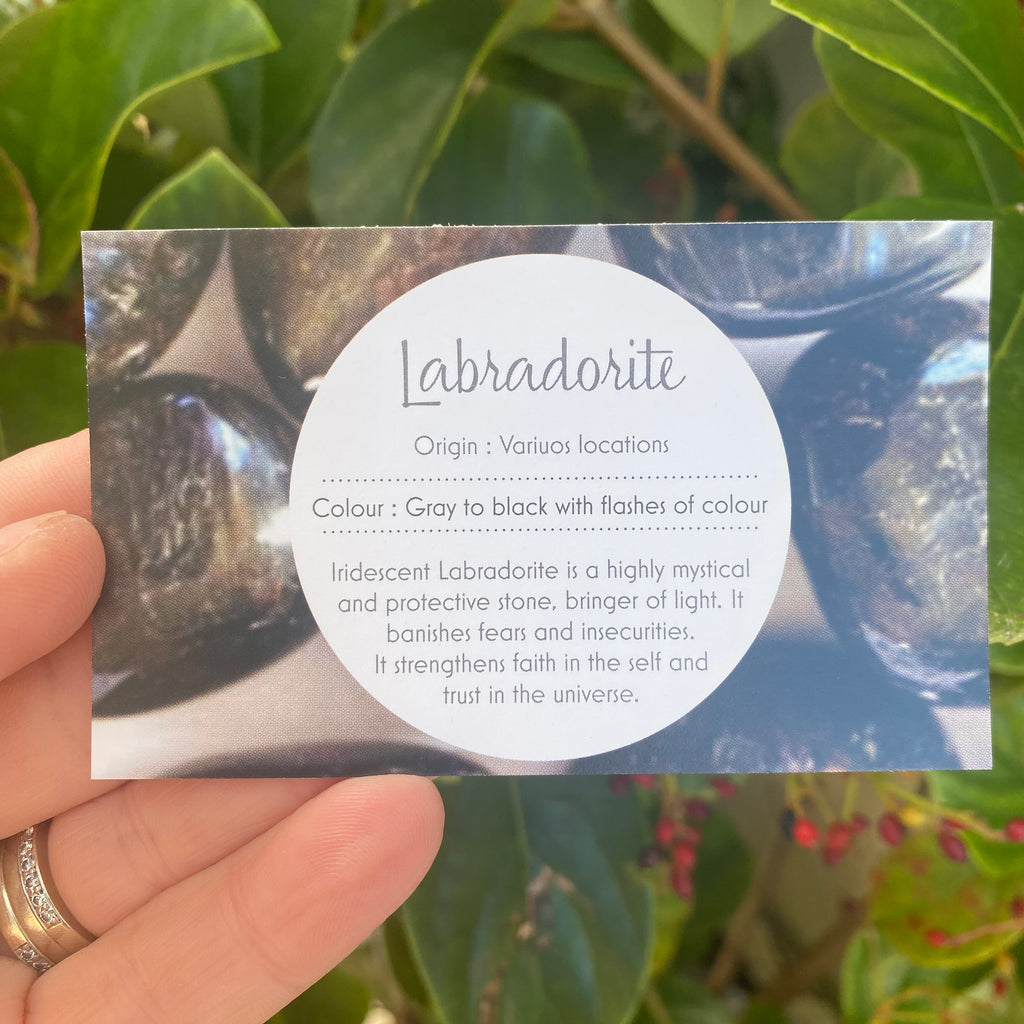Large Labradorite Heart