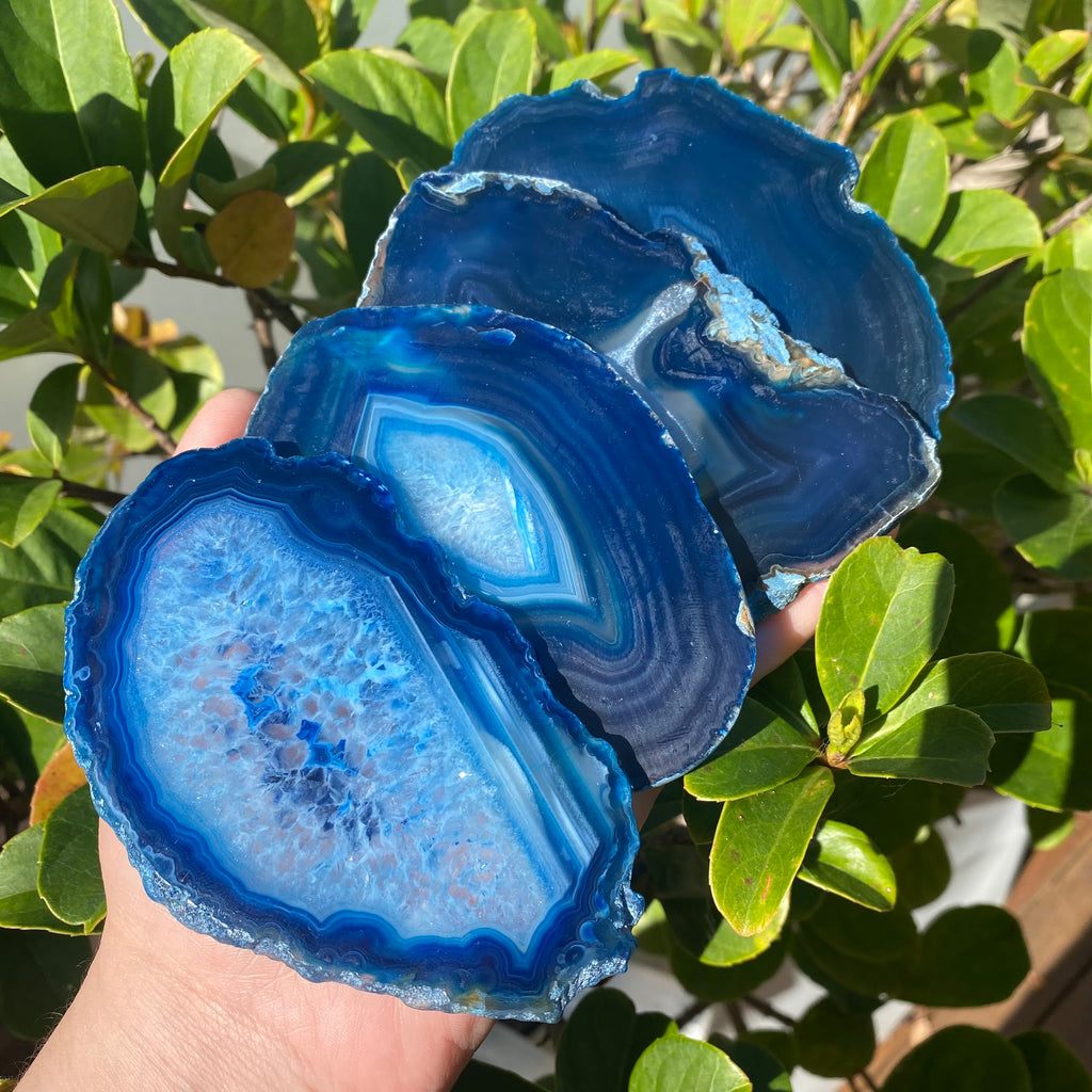 Blue Agate Slice