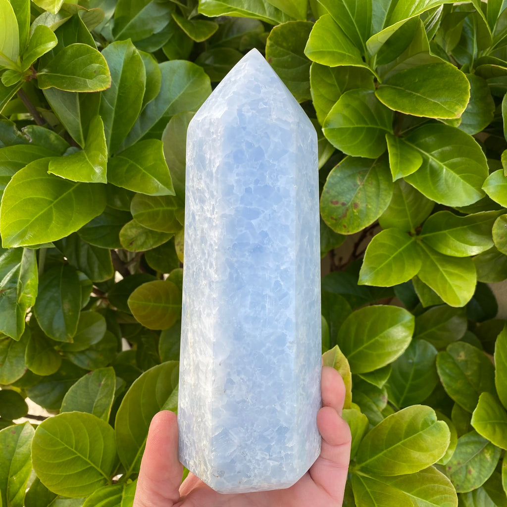 Blue Calcite Tower