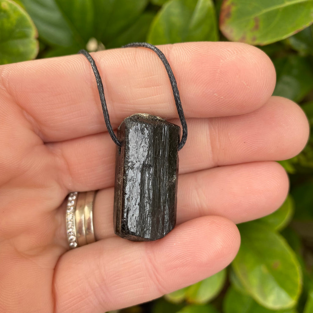 Tourmaline Pendant - Raw